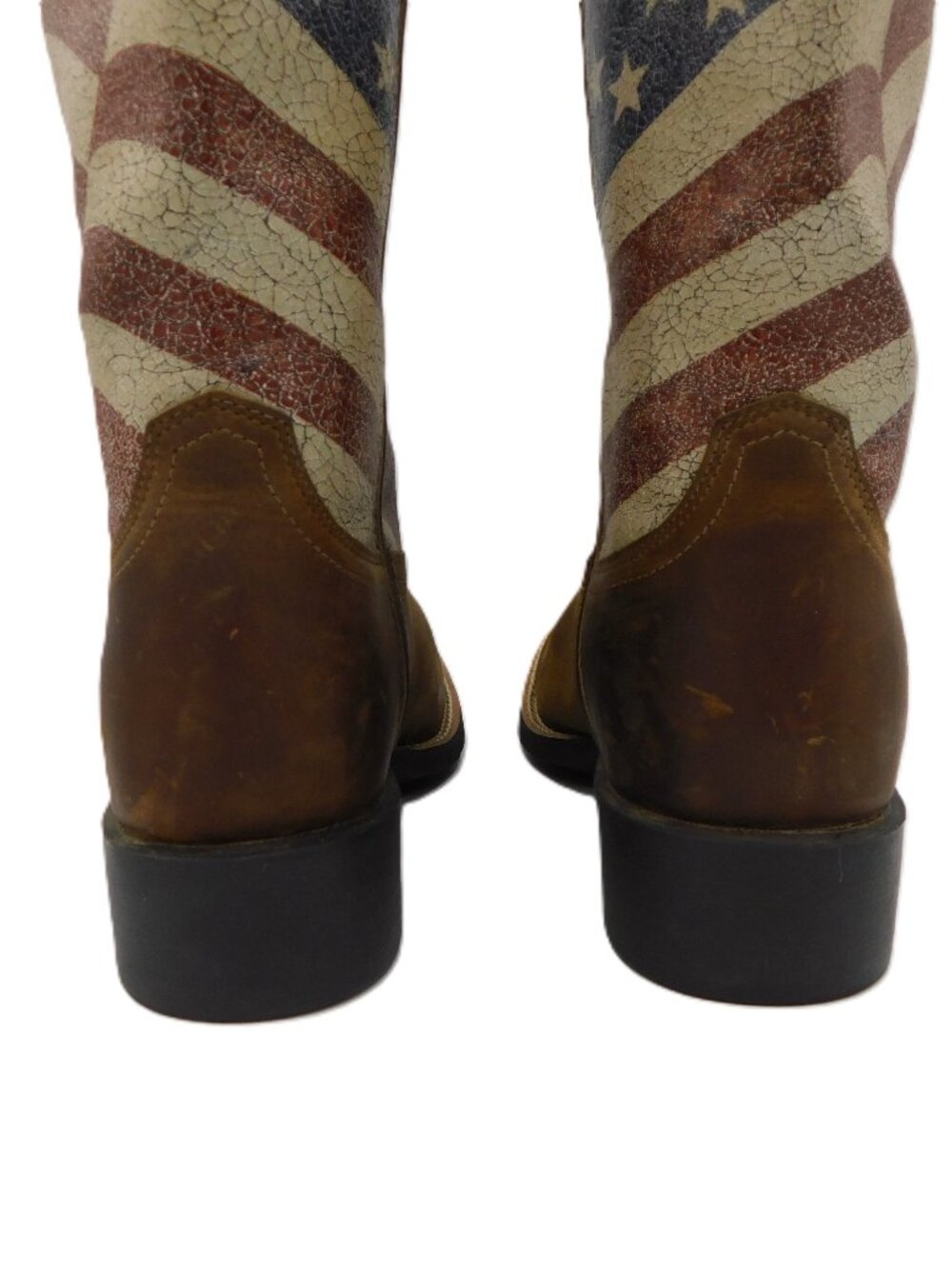 Ariat Round Up Patriot Western Boot | USA Flag | Square Toe | EUC | 8.5C Wide - Picture 6 of 13